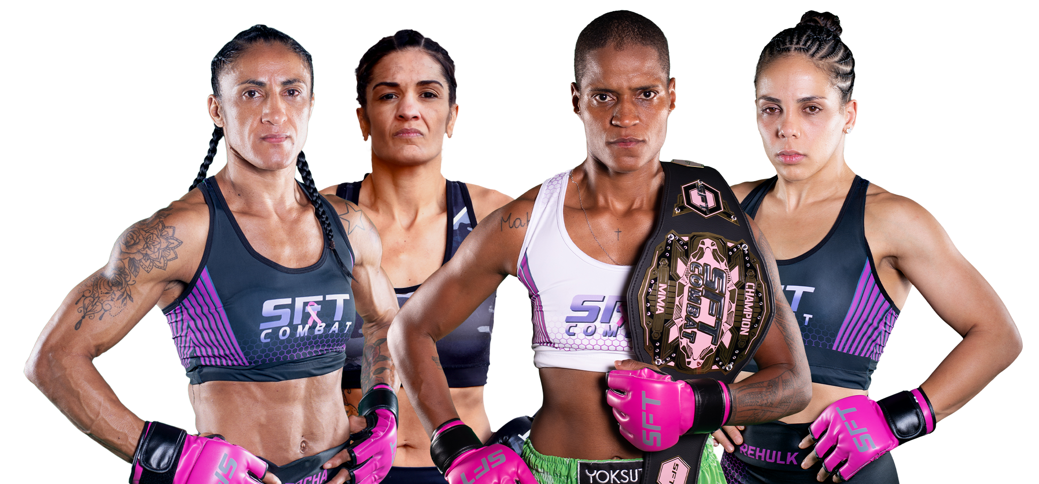 SFT Combat women's division fighters