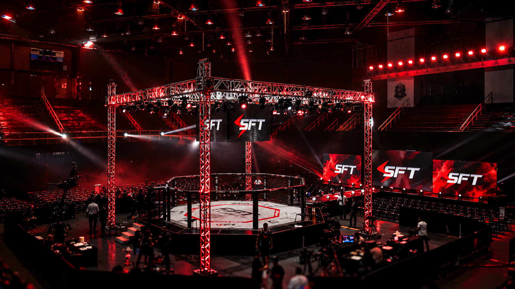 SFT Combat arena under lights
